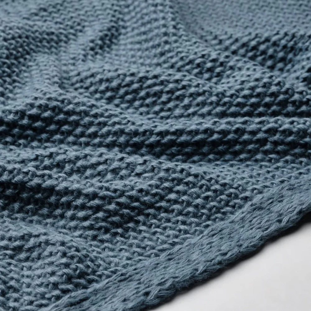 Cozy Chunky Knit Throw Blanket